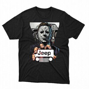 Michael Myers Jeep T-Shirt Halloween Horror Collab Tee 92